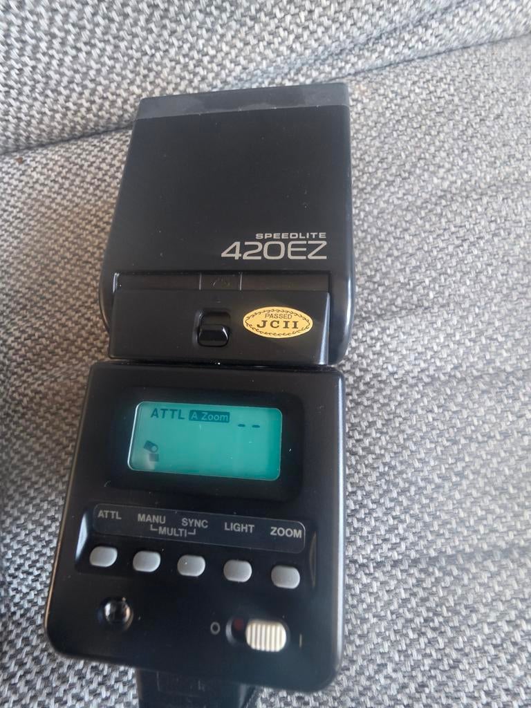 Canon Speedlite 420EZ flitser, Ophalen of Verzenden, Gebruikt, Canon