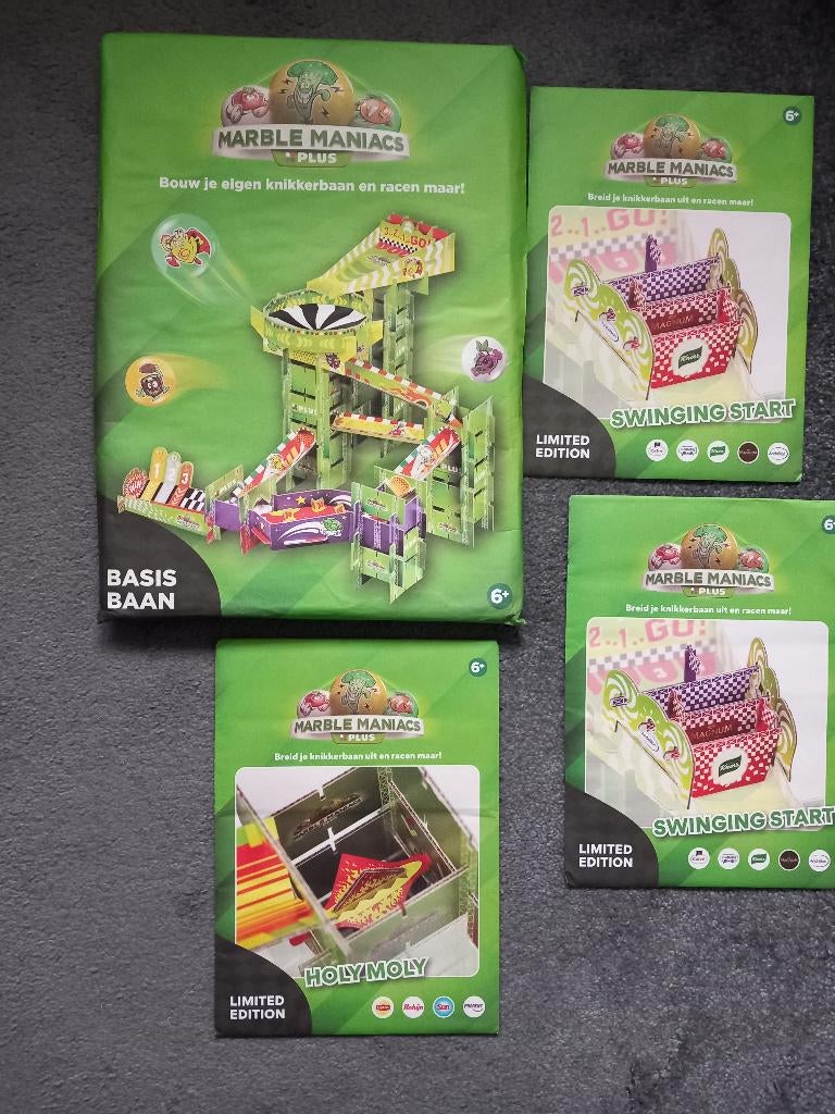 Marble maniacs (actie Plus), Verzamelen, Supermarktacties, Plus, Ophalen of Verzenden