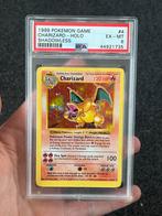 Pokémon PSA 6 Shadowless Charizard #4 Base set, Ophalen of Verzenden, Zo goed als nieuw, Losse kaart, Foil