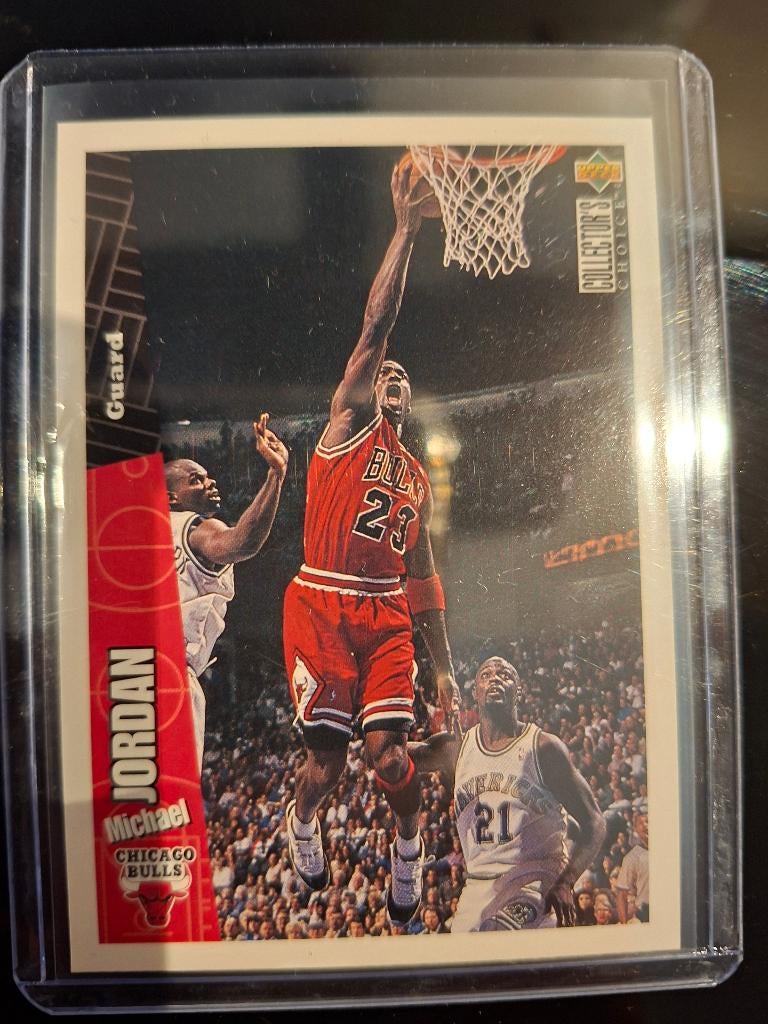Michael Jordan Upper Deck #23 Basketball card, Verzenden, Zo goed als nieuw, Buitenlandse clubs, Spelerskaart