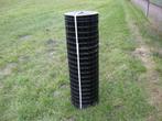 Gaas Eurofence 100 cm hoog maas 5x5 zwart DRAADDIKTE 2,5MM, Ophalen, Nieuw, 20 meter of meer, Gaas
