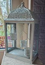 Vintage lantaarn wit, Ophalen, Zo goed als nieuw