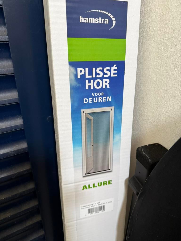 Hamstra Plissé Hor voor Deuren, Ophalen, Zo goed als nieuw, Hordeur, 200 tot 215 cm