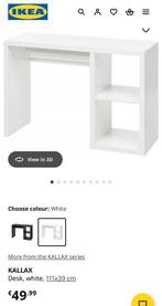 White desk, Huis en Inrichting, Bureaus, Ophalen of Verzenden, Zo goed als nieuw