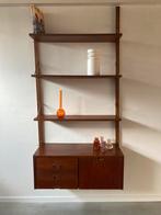 Midcentury vintage Deens design wandmeubel, Ophalen, Gebruikt, Mid Century vintage retro Deens jaren 60, 50 tot 100 cm