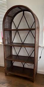 Vintage rotan kast - 85 cm breed, 180 cm hoog, Gebruikt, 150 tot 200 cm, 25 tot 50 cm, Overige materialen