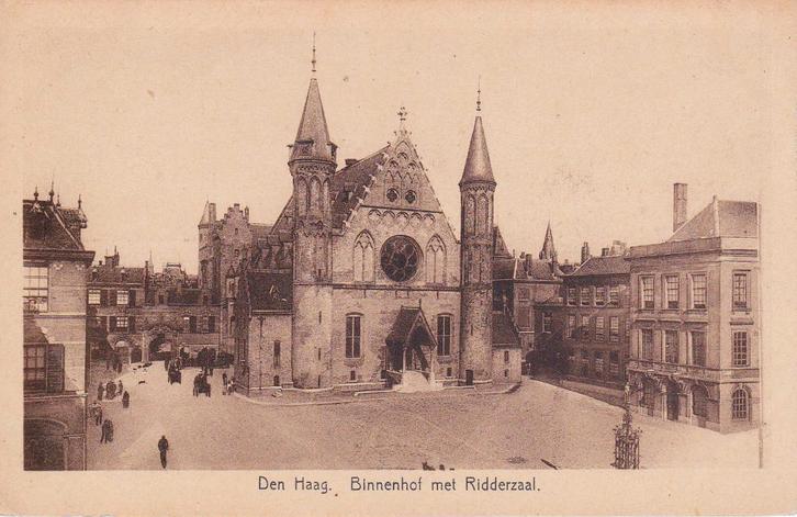 07472 Den Haag - Binnenhof met Ridderzaal, Verzamelen, Ansichtkaarten | Nederland, Ongelopen, Zuid-Holland, 1920 tot 1940, Verzenden
