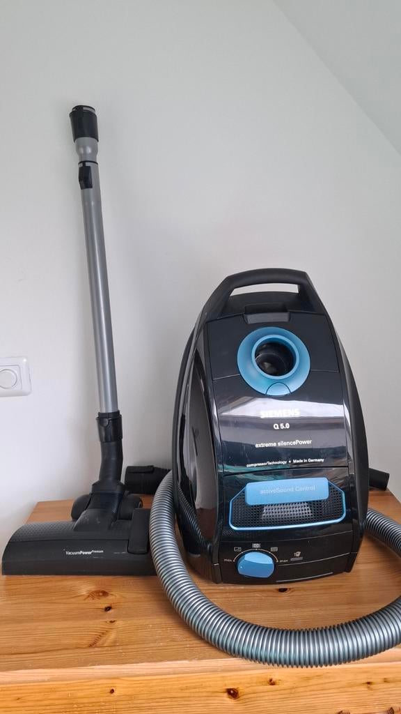 Siemens Q5.0 Extreme SilencePower Stofzuiger - Gebruikt, Stofzak, Gebruikt, Stofzuiger, Ophalen of Verzenden