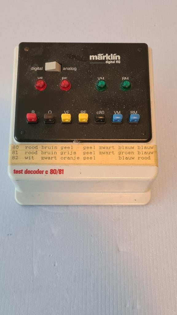 Marklin 27922 Decodertester, Gebruikt, Verzenden, Gelijkstroom of Wisselstroom, Overige typen