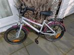 Kinderfiets Puch, 16 inch, zilver/roze, Ophalen, Gebruikt, 16 tot 20 inch, Puch