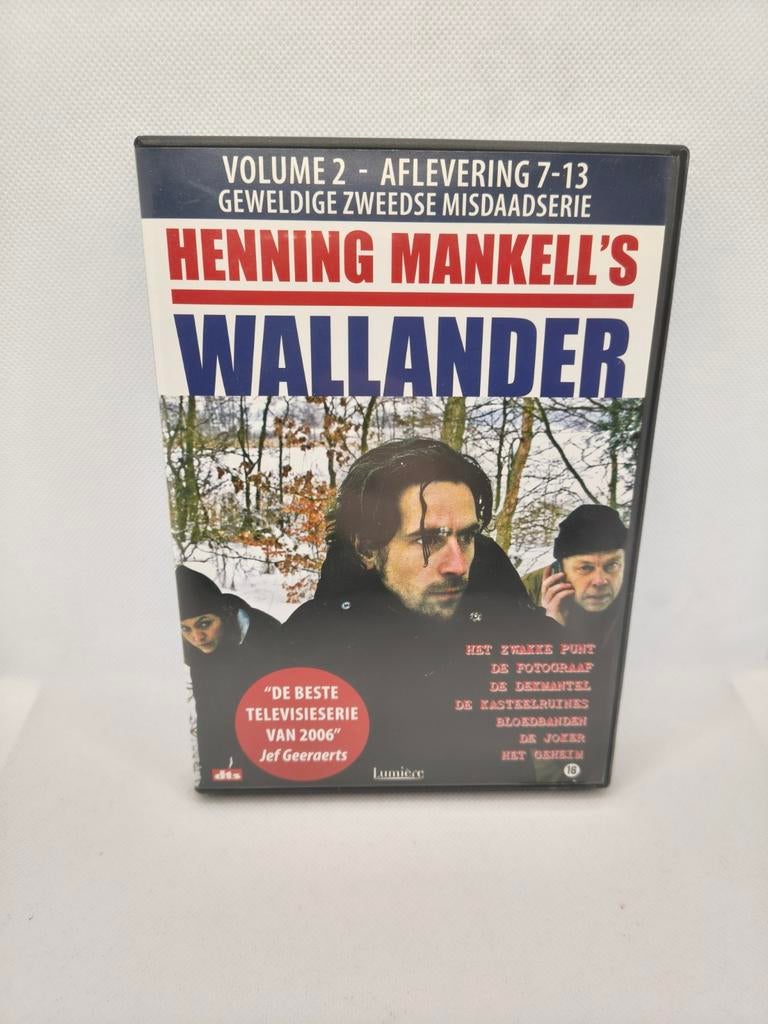 Henning mankell's Wallander volume 2 dvd box, Cd's en Dvd's, Dvd's | Tv en Series, Ophalen of Verzenden, Zo goed als nieuw
