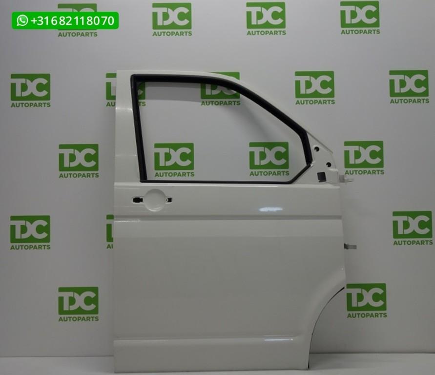 Volkswagen Transporter T5 ('03-'09) Deur rechtsvoor wit, Auto-onderdelen, Gebruikt, Ophalen of Verzenden, Volkswagen, Voor