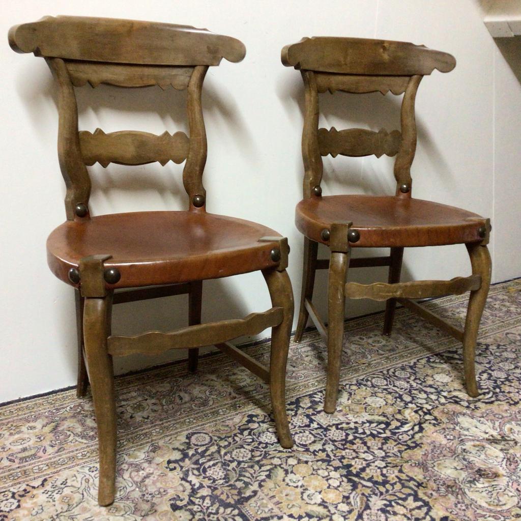 2 antieke stoelen, Ophalen of Verzenden