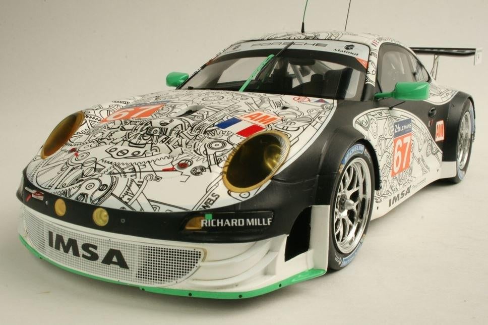 Spark 1/18 Porsche 911(997)RSR - Le Mans 2014, Ophalen of Verzenden, Nieuw, Auto, Overige merken