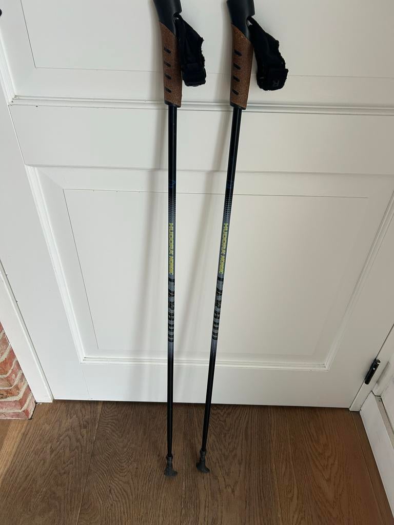 Nordic walking stokken 110 cm Hudora sports carbon, Ophalen, Gebruikt, Wandelstok