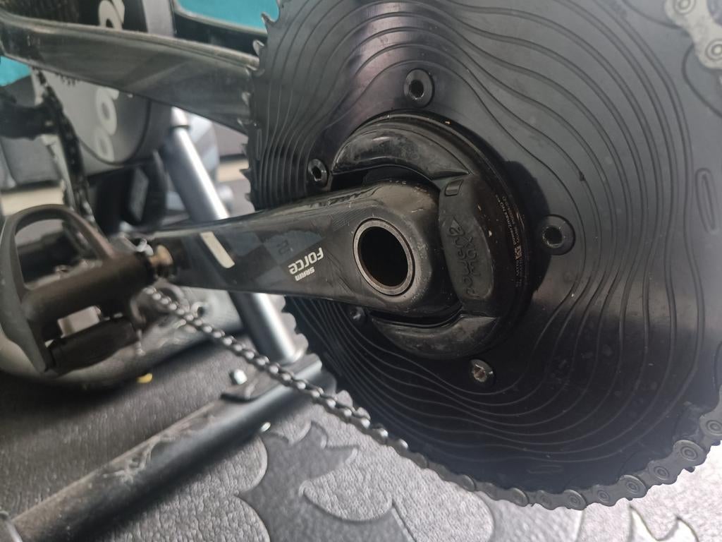 Power2max ng eco met 170mm SRAM Force crank, Fietsen en Brommers, Fietsonderdelen, Ophalen of Verzenden, Crankstel of Pedalen