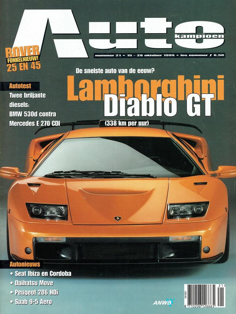 Autokampioen 1999 nr. 21 (o.a. BMW 530d & Mercedes E270 CDI), Verzenden, Gelezen, Algemeen