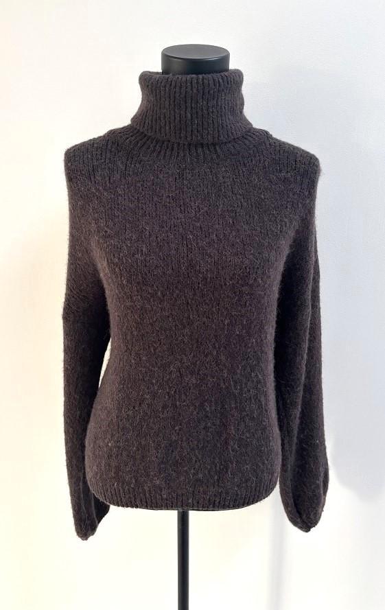 NIEUW! For her Paris gebreide dames trui bruin one size, Kleding | Dames, Truien en Vesten, Nieuw, Maat 38/40 (M), Bruin, Verzenden