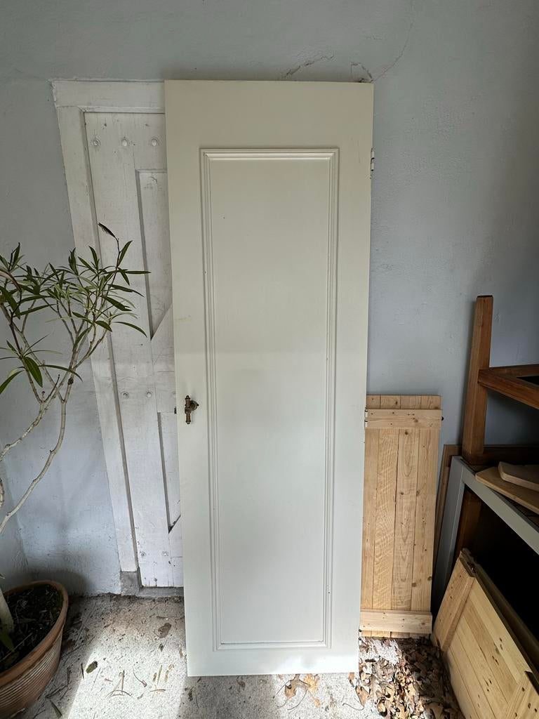 4x Vlakke boarddeur met sierlijst, Ophalen, Gebruikt, Minder dan 80 cm, Binnendeur