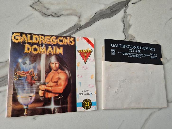 Galdregons Domain C64 Disk - Compleet met verpakking, Spelcomputers en Games, Games | Overige, Gebruikt, Role Playing Game (Rpg)
