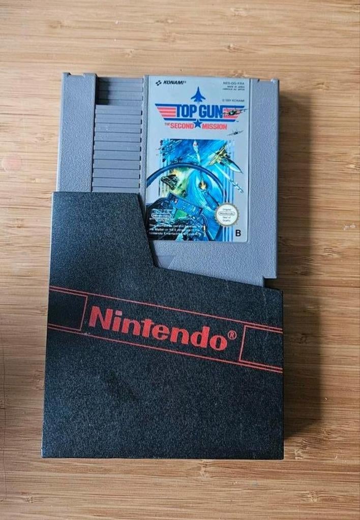 Nintendo NES Top Gun: The Second Mission (Cartridge), Gebruikt, 1 speler, Racen en Vliegen, Ophalen of Verzenden