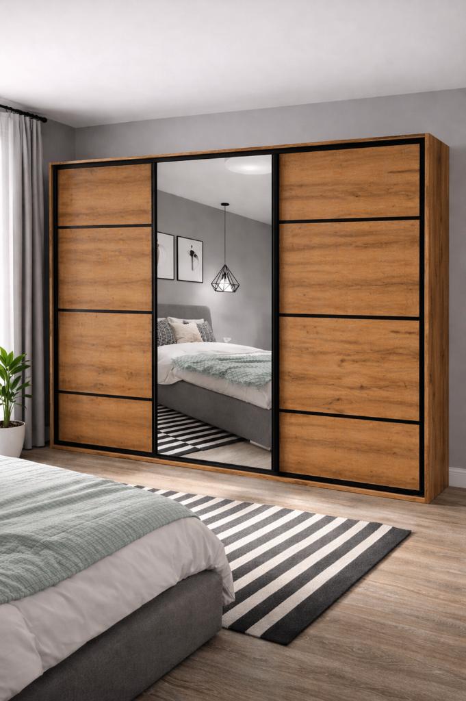 💎Design kledingkast – bezorging & montage inbegrepen 🚚🔧, Met deur(en), Nieuw, 200 cm of meer, Glas