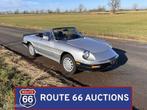 Alfa Romeo Spider 2.0 | 1987 | Route 66 Auctions, Auto's, Oldtimers, Overige carrosserieën, Zwart, Bedrijf, Handgeschakeld