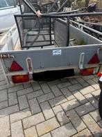 Aanhanger met ijzeren bodemplaat 250x120cm, Ophalen, Gebruikt