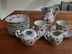 China Purper restant servies van August Warnecke, Ophalen of Verzenden