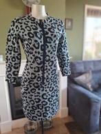 Rinascimento zilver zwart luipaard sportieve jurk XL, Verzenden, Zwart, Zo goed als nieuw, Knielengte