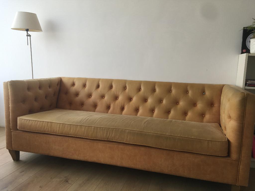 Riviera Maison Bank, Huis en Inrichting, Ophalen, Gebruikt, Driepersoons, Rechte bank