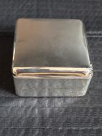 Zilveren Pillendoosje met Inscriptie, Ophalen of Verzenden, Zilver