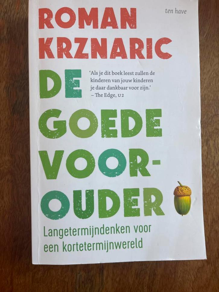 De Goede Voorouder - Roman Krznaric (Opvoeding), Boeken, Zwangerschap en Opvoeding, Zo goed als nieuw, Opvoeding vanaf 10 jaar