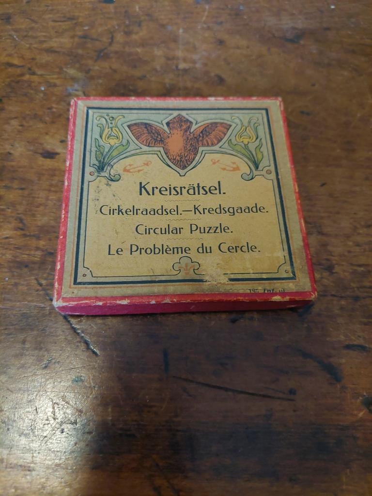 Kresrätsel, antiek stukje speelgoed van anker., Antiek en Kunst, Antiek | Speelgoed, Ophalen of Verzenden