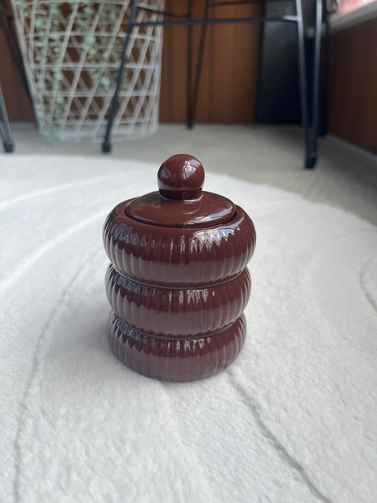 Decoratie/potje Wibra, Nieuw, Ophalen of Verzenden, Japandi, Bruin