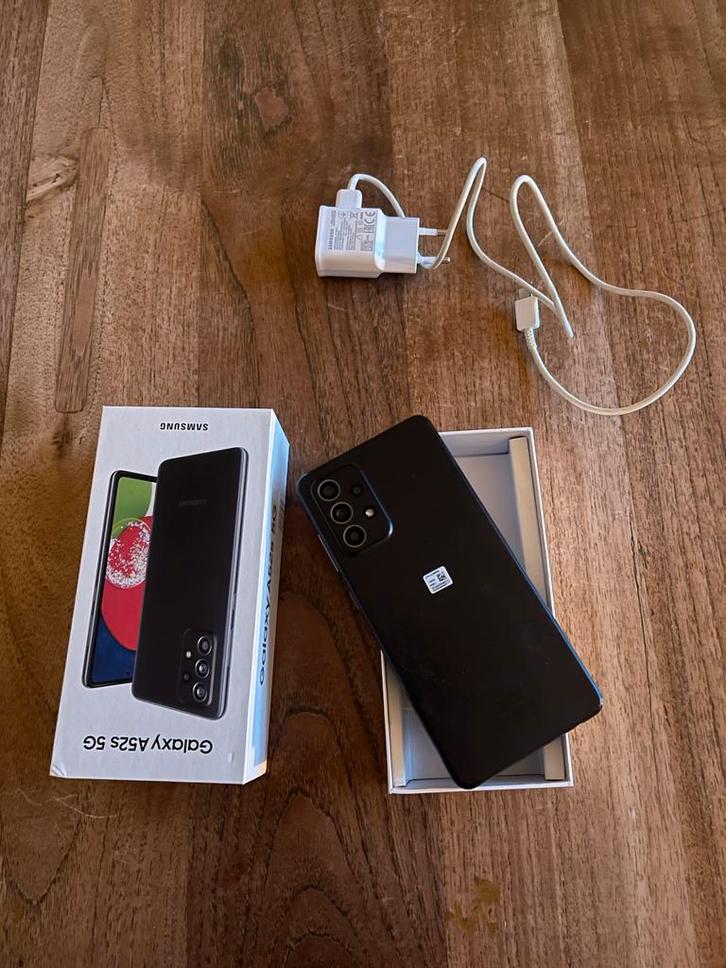 Samsung Galaxy A52s 5G - Zwart, Telecommunicatie, Mobiele telefoons | Samsung, Zo goed als nieuw, Galaxy A, 128 GB, Zonder abonnement