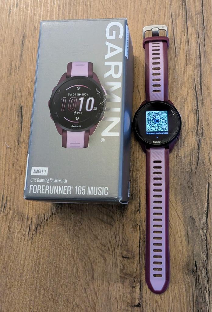 Garmin Forerunner 165 Music GPS Hardloop Smartwatch, Sieraden, Tassen en Uiterlijk, Smartwatches, Ophalen of Verzenden, Zo goed als nieuw