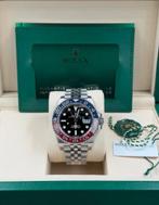 Rolex GMT-Master II Pepsi 2022 Nieuw Full Stickers Full Set, Sieraden, Tassen en Uiterlijk, Horloges | Heren, Ophalen, Nieuw, Staal
