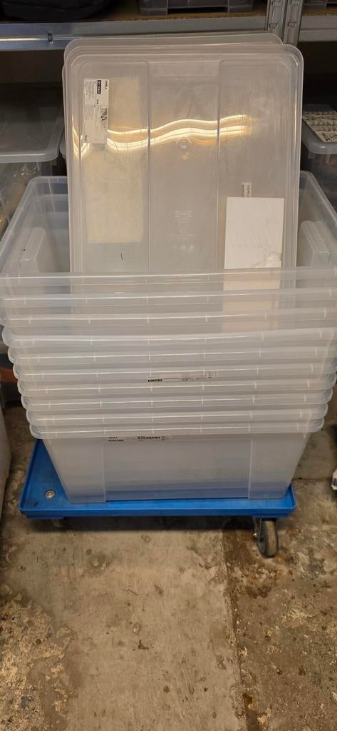 10x Ikea Samla opbergbakken
45 liter, Doe-het-zelf en Verbouw, Kratten en Dozen, Gebruikt, Bak of Kist, Minder dan 35 cm, Ophalen