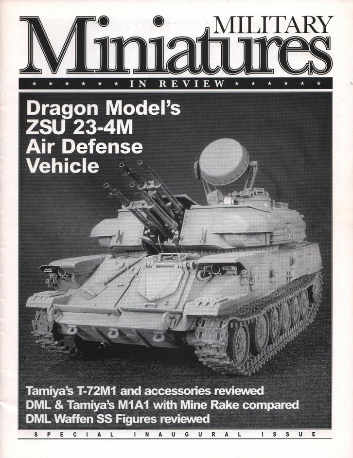 Military Miniatures in Review magazine Pilot Issue, Hobby en Vrije tijd, Modelbouw | Auto's en Voertuigen, Auto, 1:32 tot 1:50
