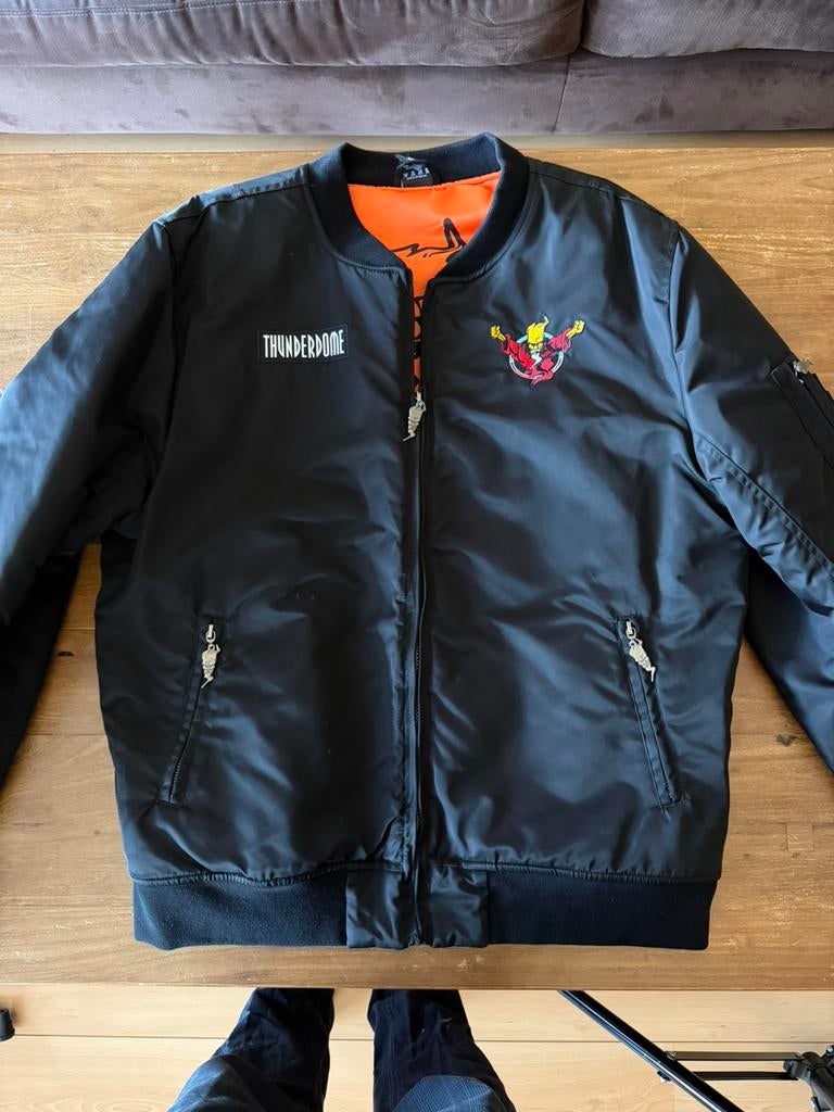 Thunderdome bomberjack, Ophalen of Verzenden, Zo goed als nieuw, Overige maten, Zwart