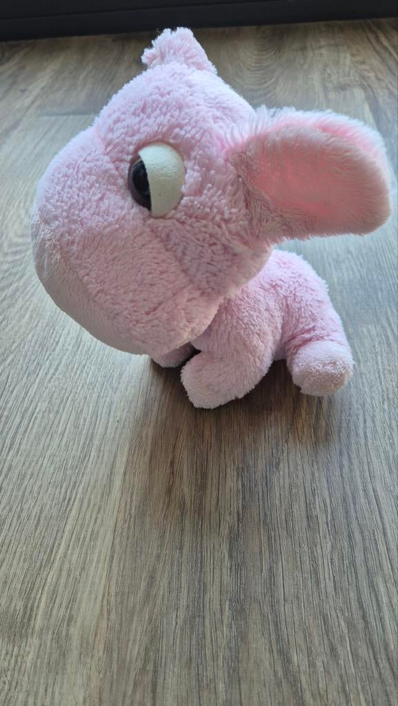 Roze varken knuffel - big headz, Ophalen of Verzenden, Roze, Overige typen, Middelgroot (20 tot 80 cm)