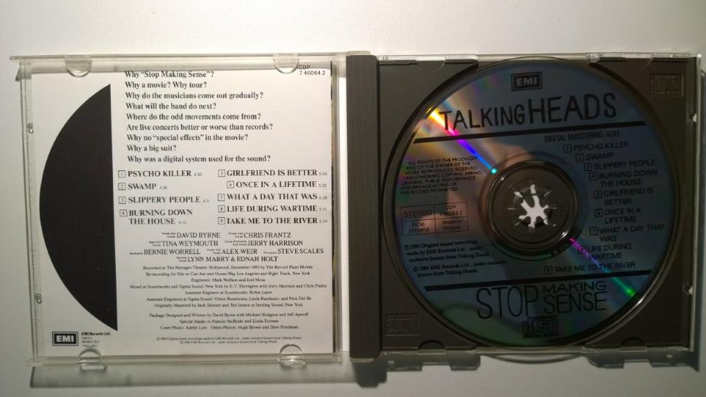 Talking Heads - Stop Making Sense, Cd's en Dvd's, Ophalen of Verzenden, Gebruikt