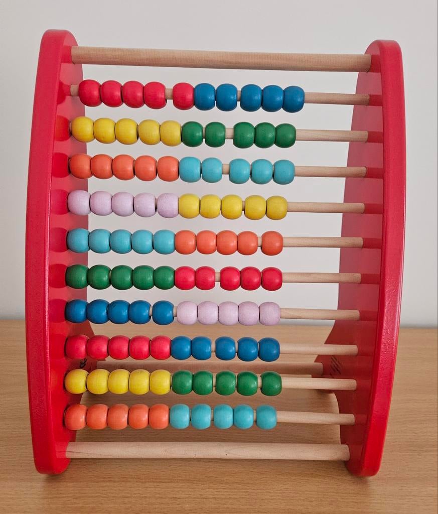 Vigatoys Telraam / Rekenraam - Abacus - Als nieuw!, Kinderen en Baby's, Speelgoed | Educatief en Creatief, Ophalen of Verzenden
