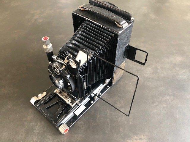 Voigtlander Bergheil balg camera 9x12, Verzamelen, Fotografica en Filmapparatuur, Ophalen of Verzenden, Voor 1940, Fototoestel