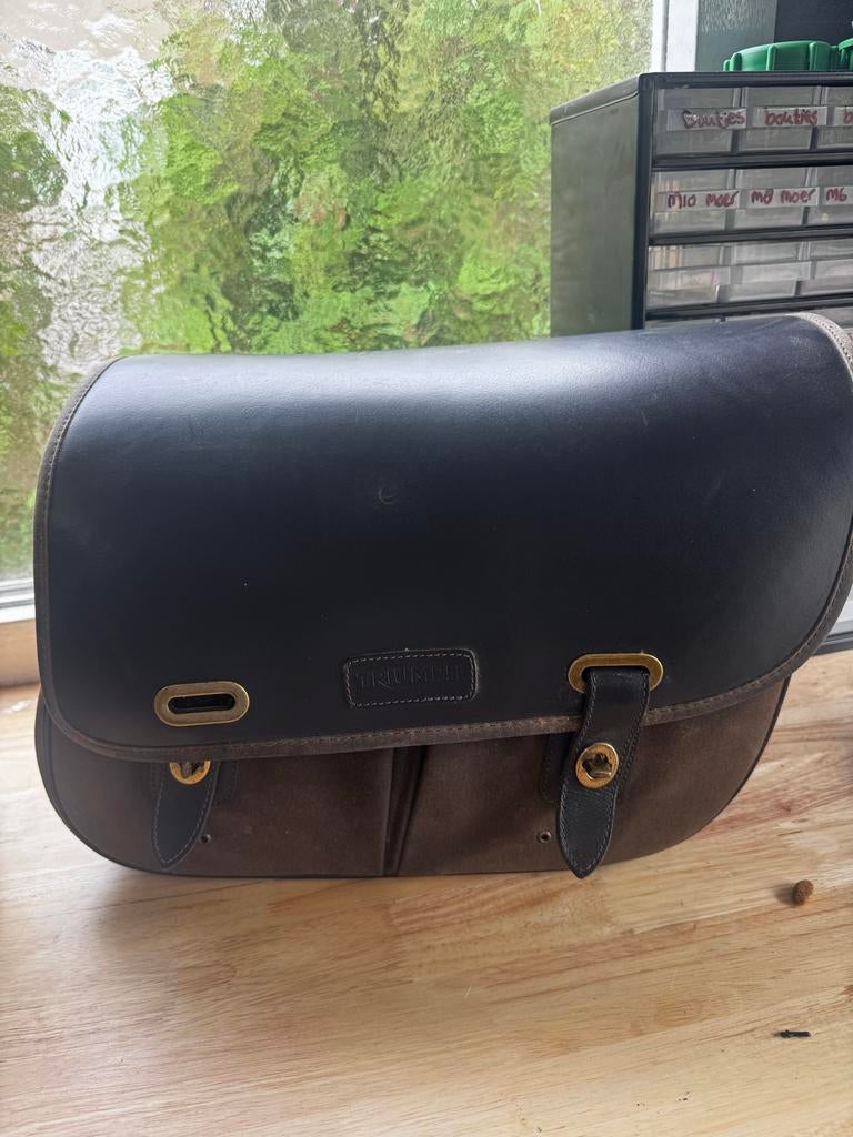 Triumph zadeltassen motorfiets - Truimph Bonneville T100, Motoren, Ophalen of Verzenden, Zo goed als nieuw