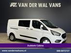 Ford Transit Custom 2.0 TDCI 130pk Automaat L2H1 Dubbele Cab, Auto's, Bestelauto's, 4 cilinders, Wit, Bedrijf, Diesel