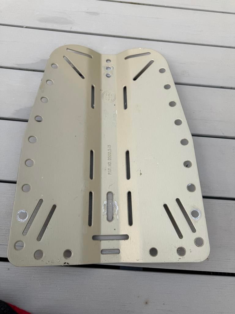 OMS Wing met RVS/Alu backplate, loodpockets en v-weight, Ophalen of Verzenden, Gebruikt, Trimvest of Wing