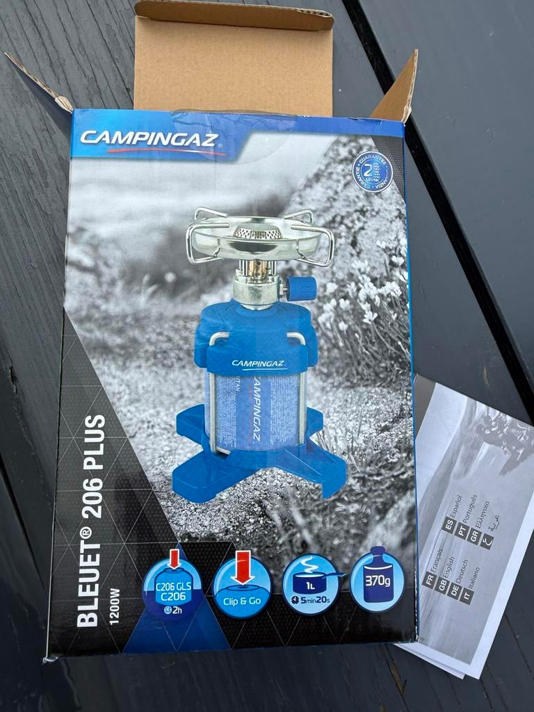 Campingaz Bleuet 206 Plus gasbrander - Z.g.a.n., Ophalen, Zo goed als nieuw