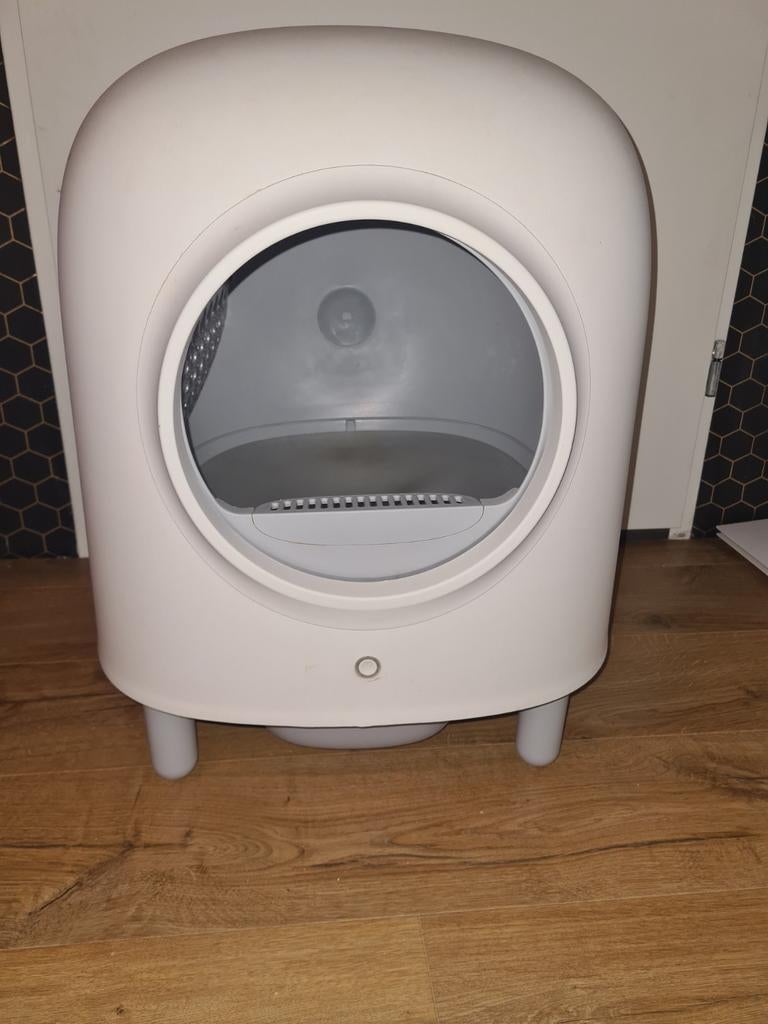 Petree cube, zelfreinigende kattenbak [veiligheidssensor]., Ophalen, Zelfreinigend, Gebruikt